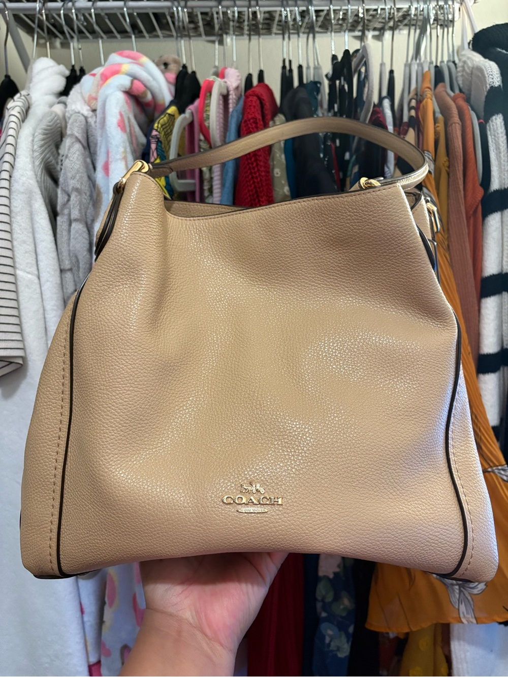 Coach | Edie Shoulder Bag 31 | Pebbled Leather